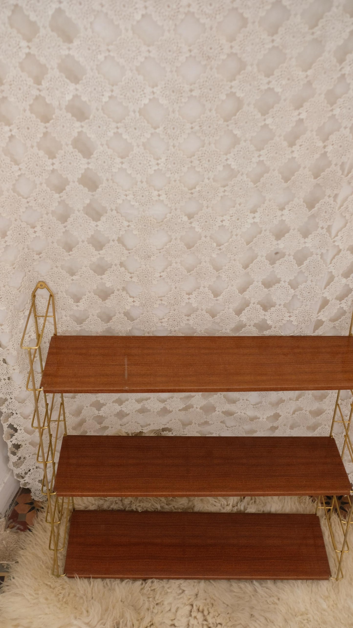Etagère modulaire vintage en métal
