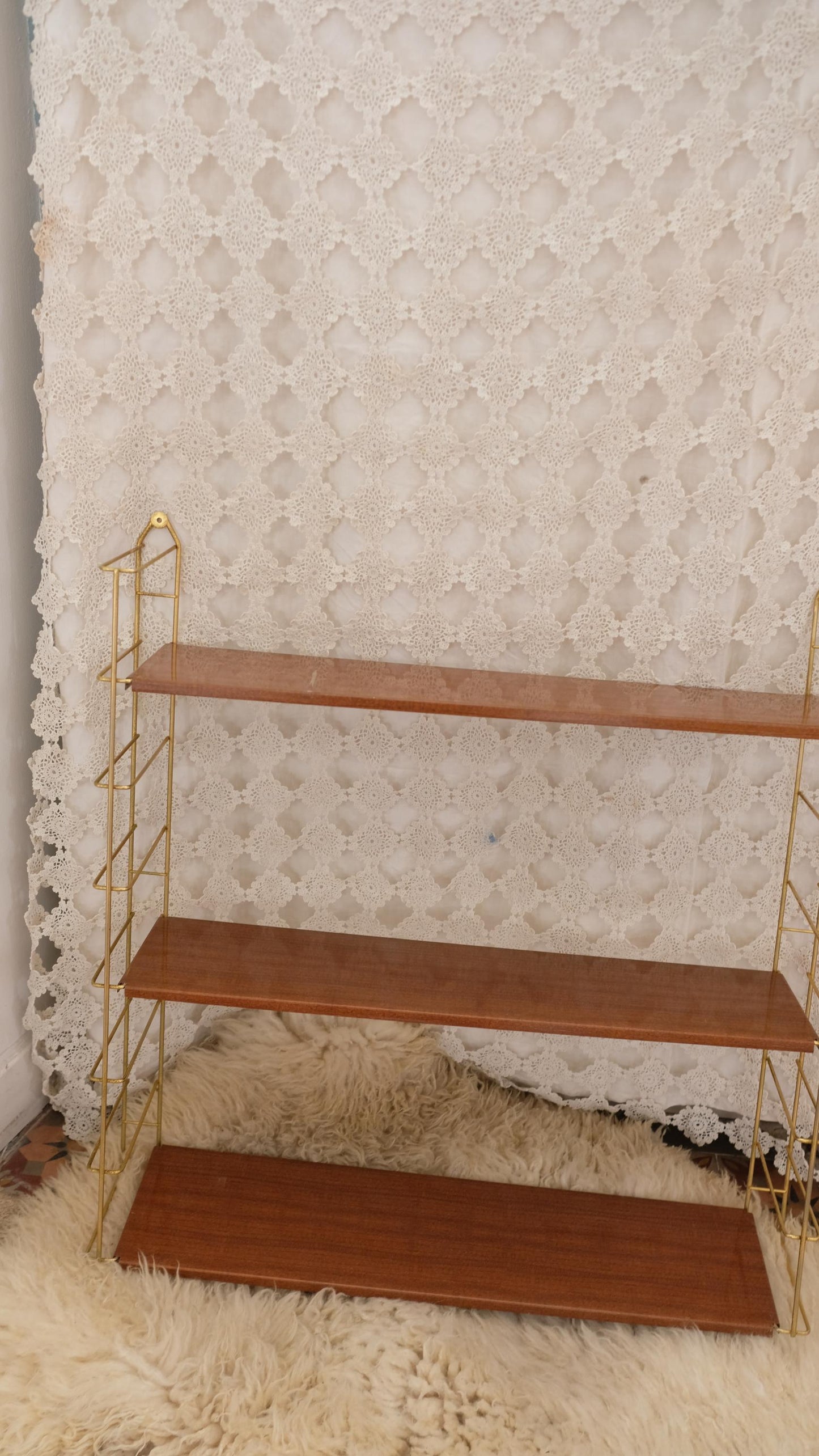 Etagère modulaire vintage en métal