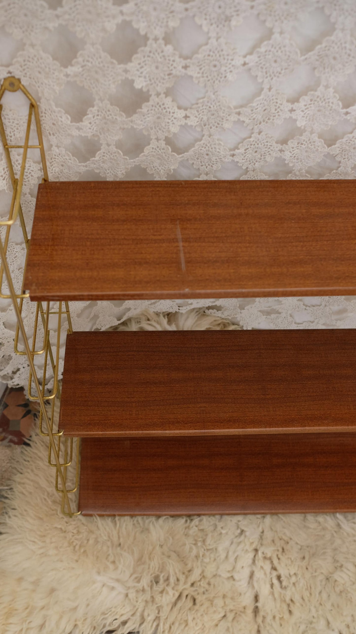 Etagère modulaire vintage en métal