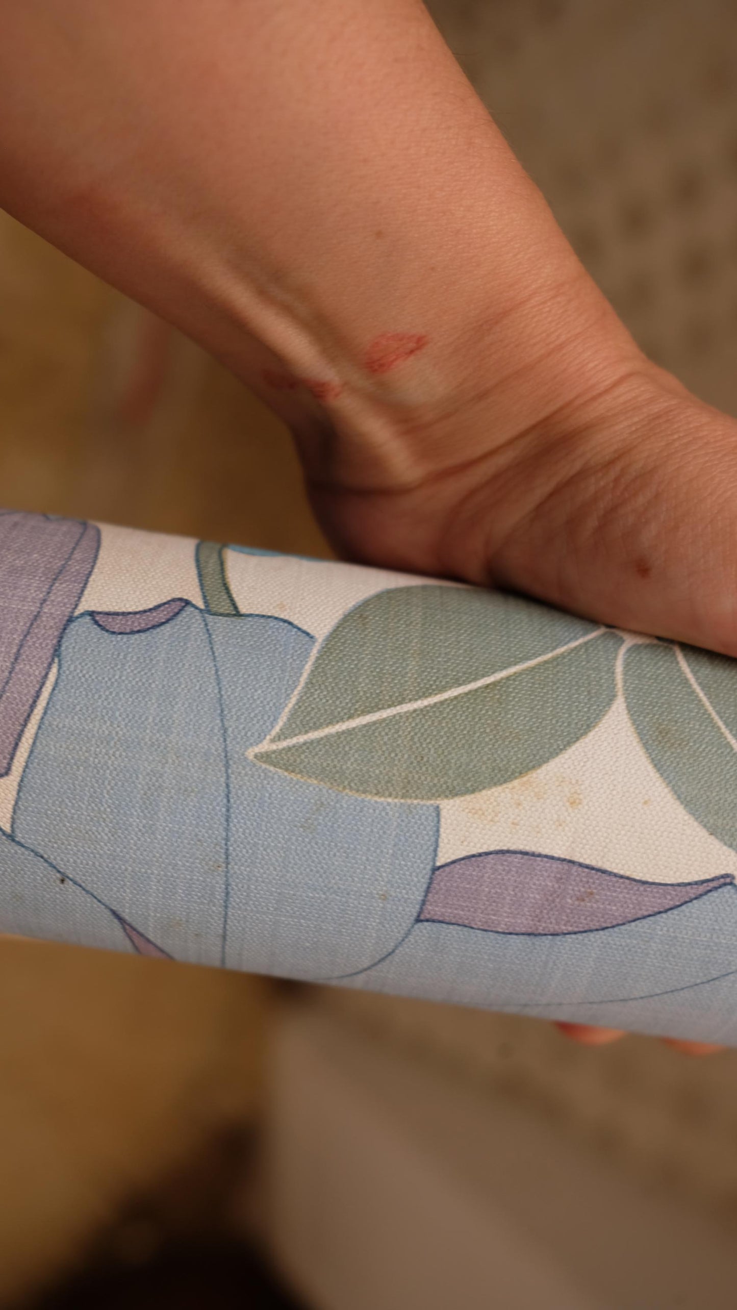 Rouleau de papier peint vintage années 70