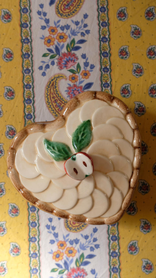 Boîte vintage en forme de tarte