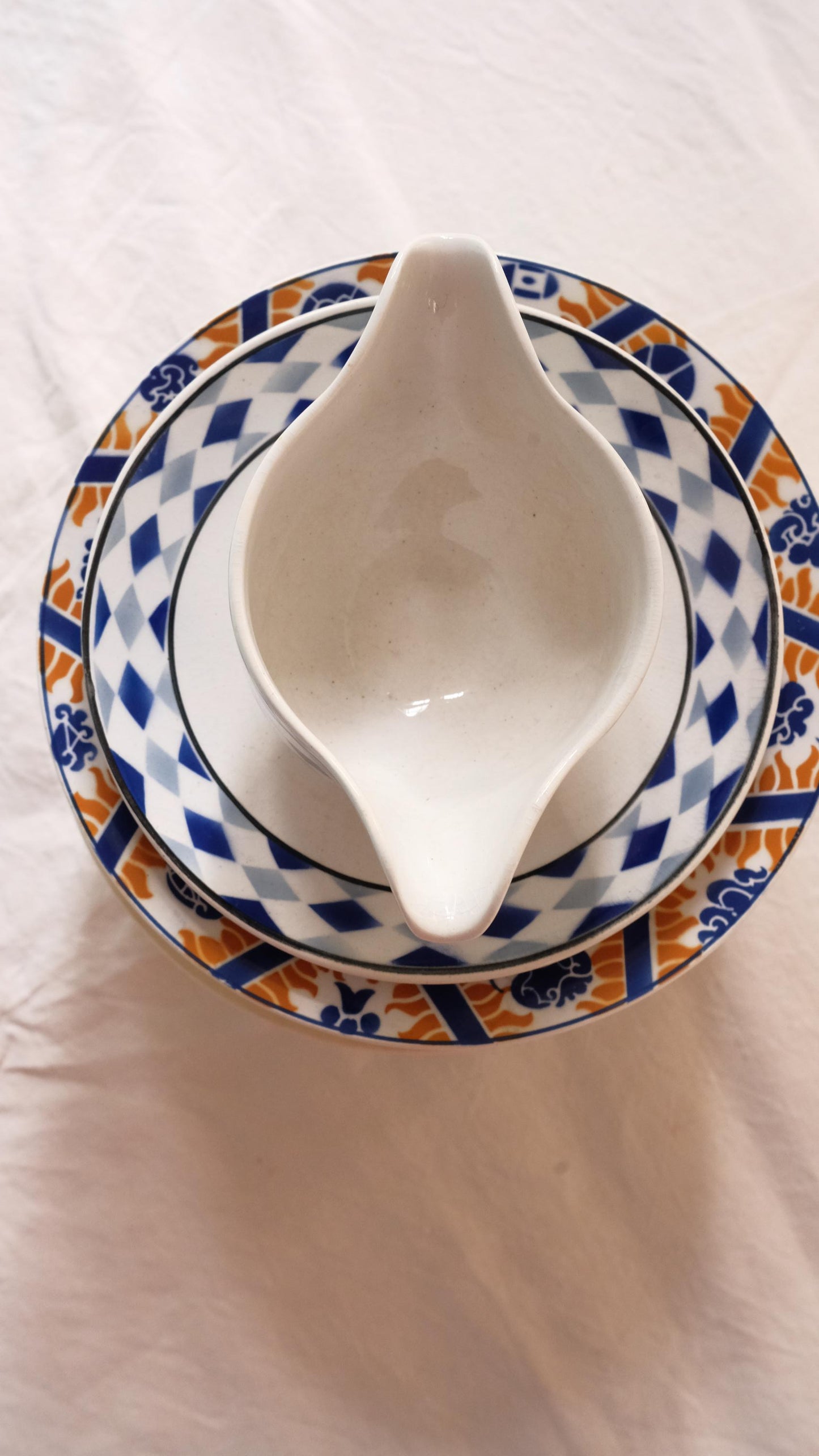 Saucière moulin des loups motif Solange