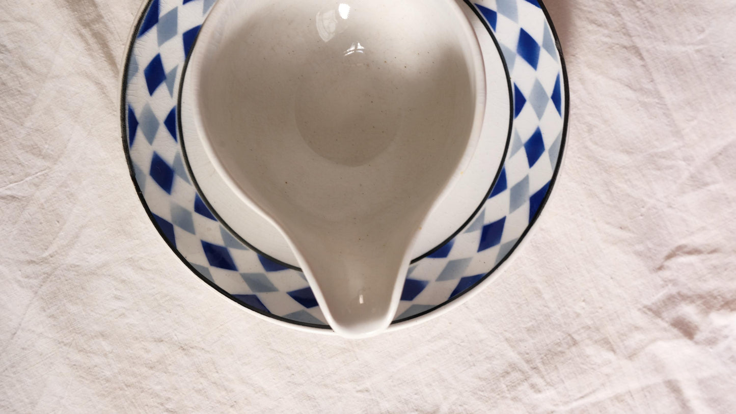 Saucière moulin des loups motif Solange