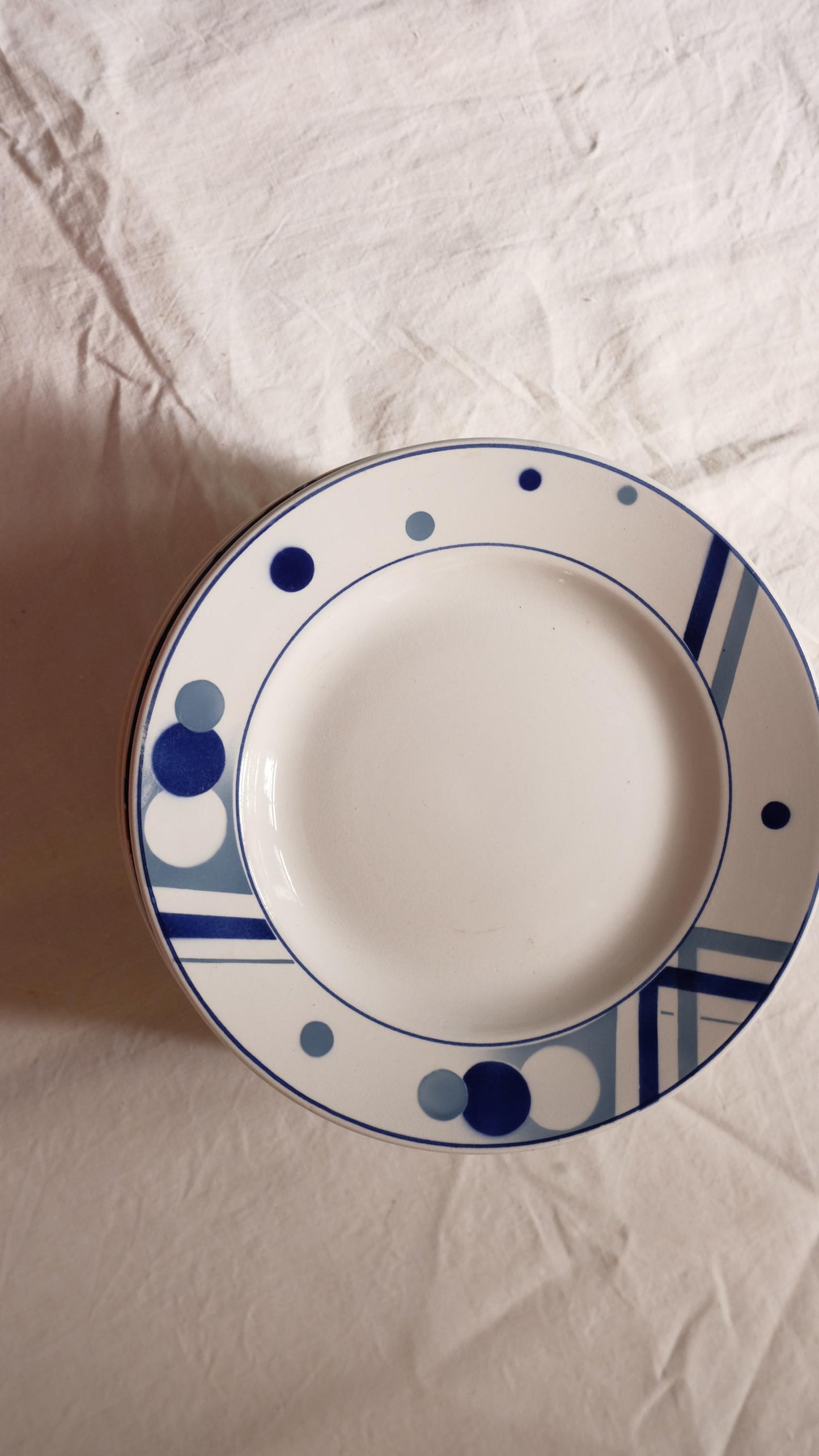 Plat de service Digoin Sarreguemines vintage modèle Boléro