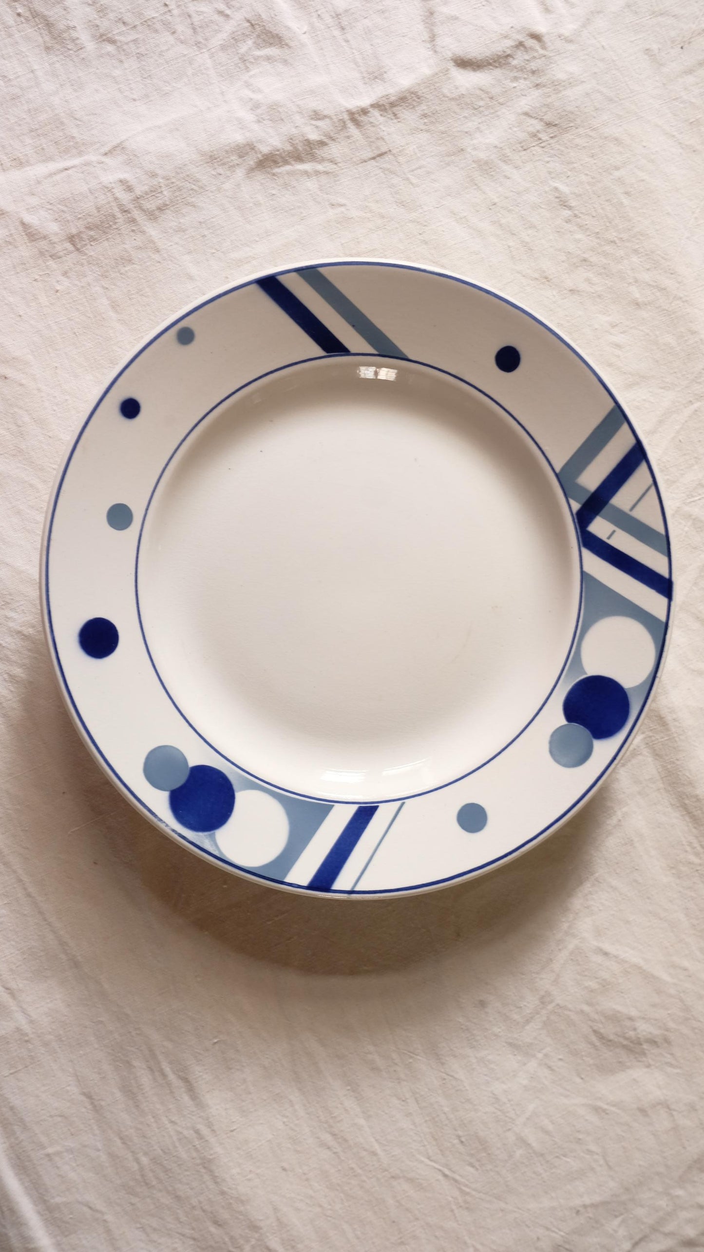 Plat de service Digoin Sarreguemines vintage modèle Boléro