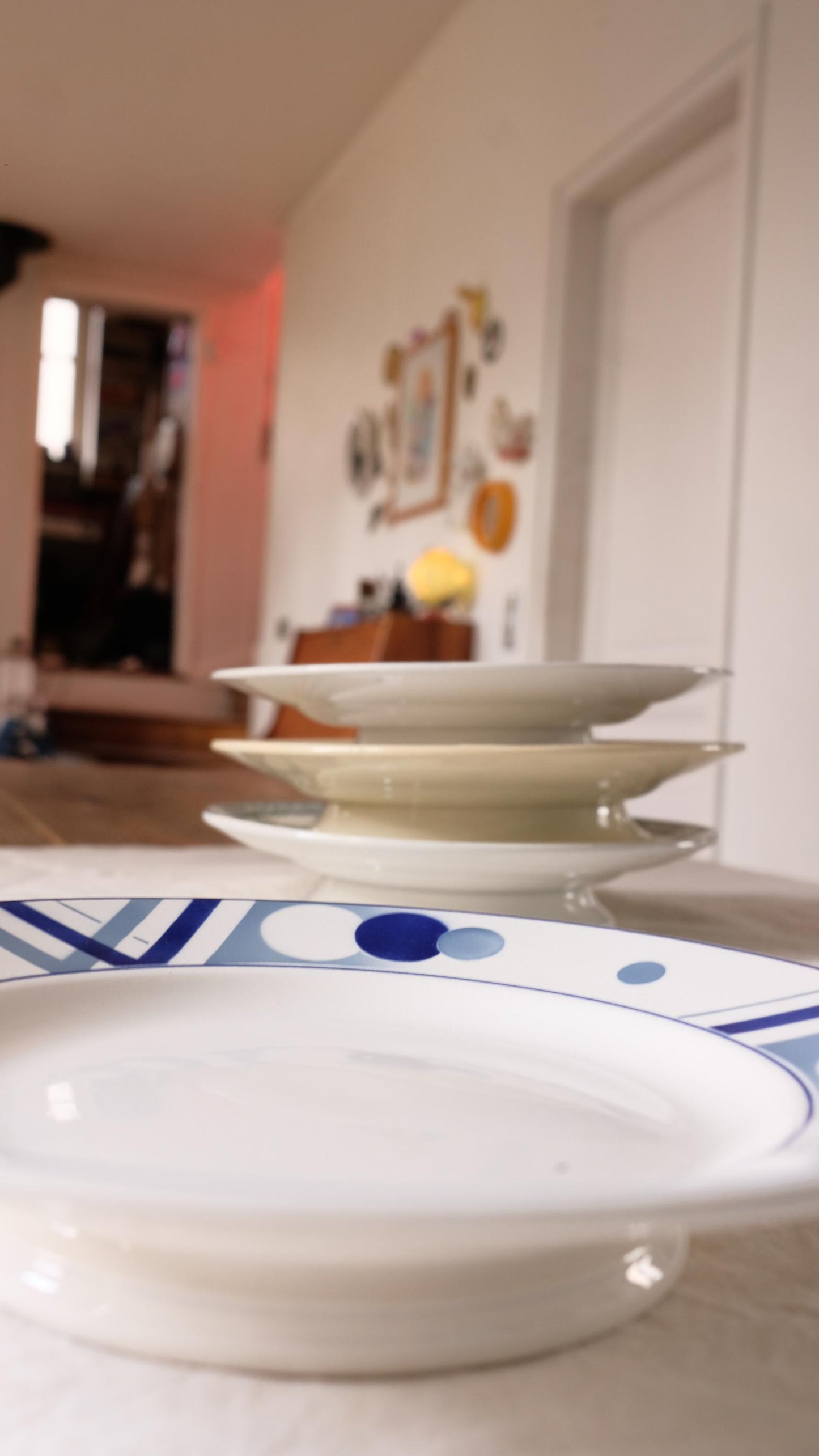 Plat de service Digoin Sarreguemines vintage modèle Boléro