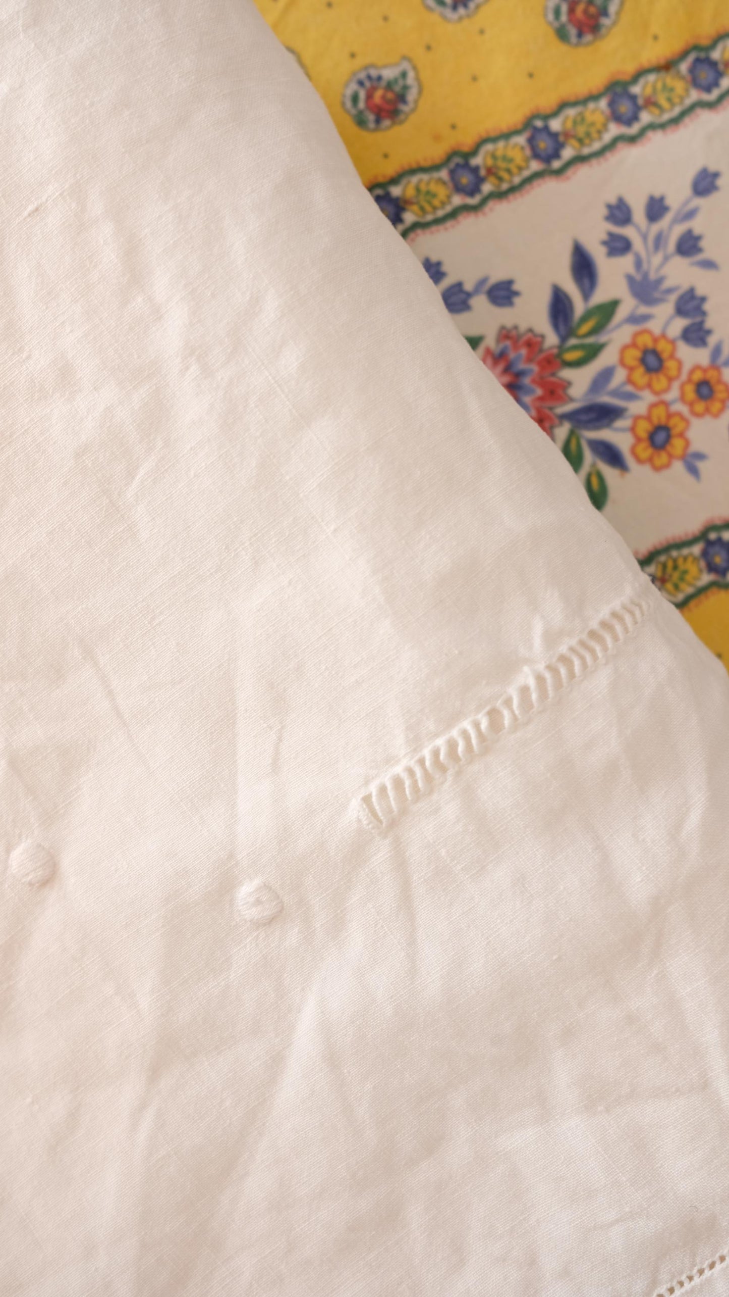 Grand drap vintage en métis