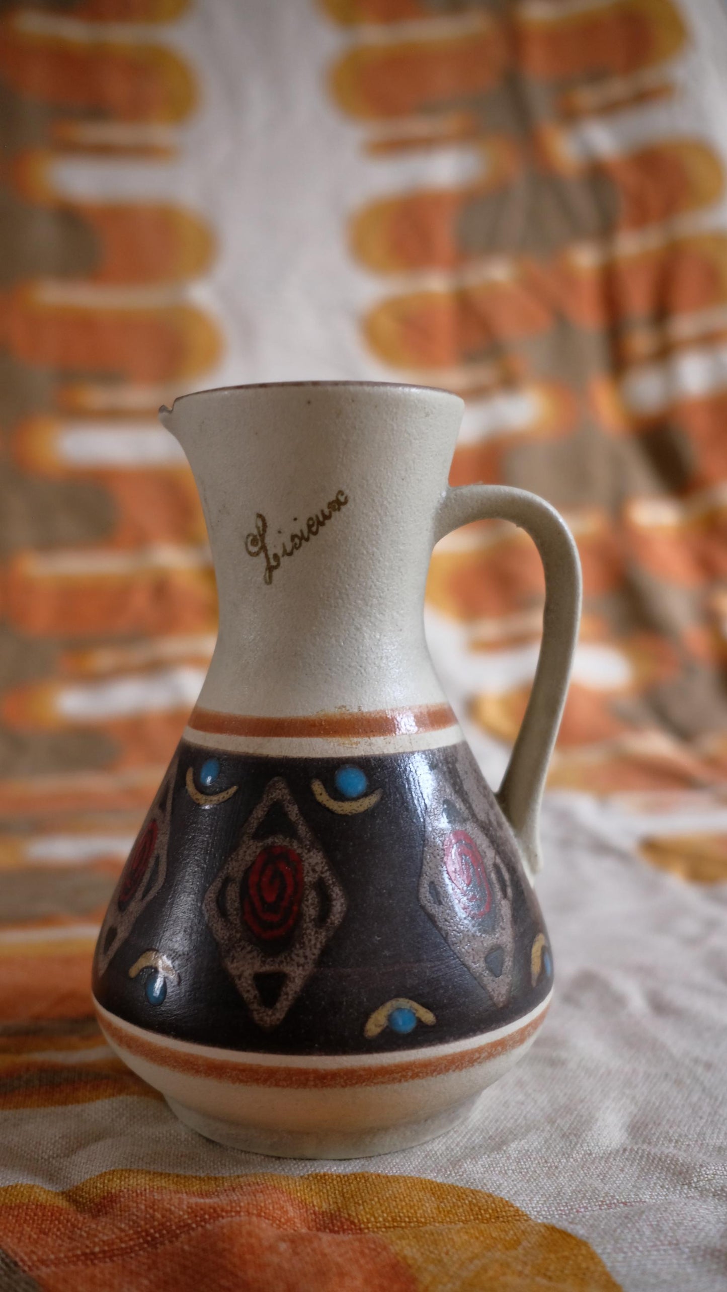 Vase numéro 219 souvenir de Lisieux vintage made in West Germany