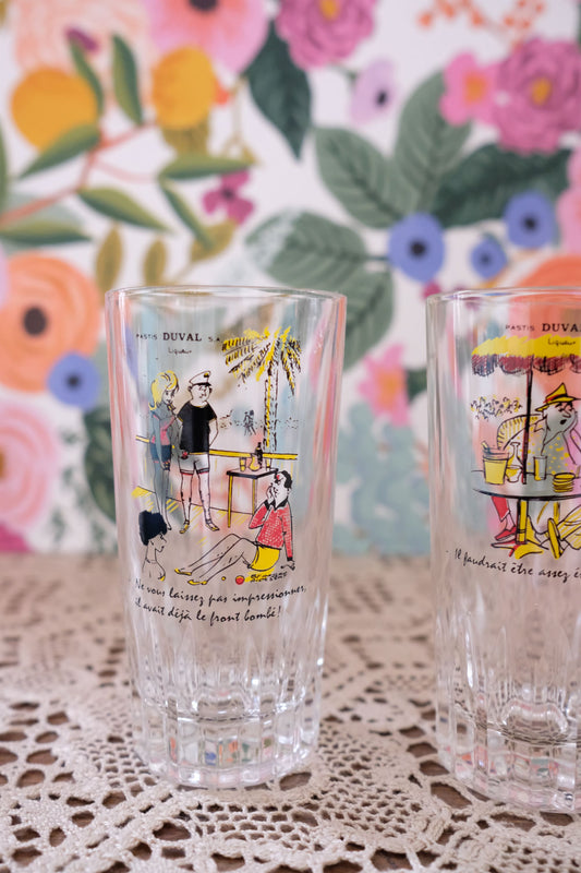 Lot de verres Pastis Duval