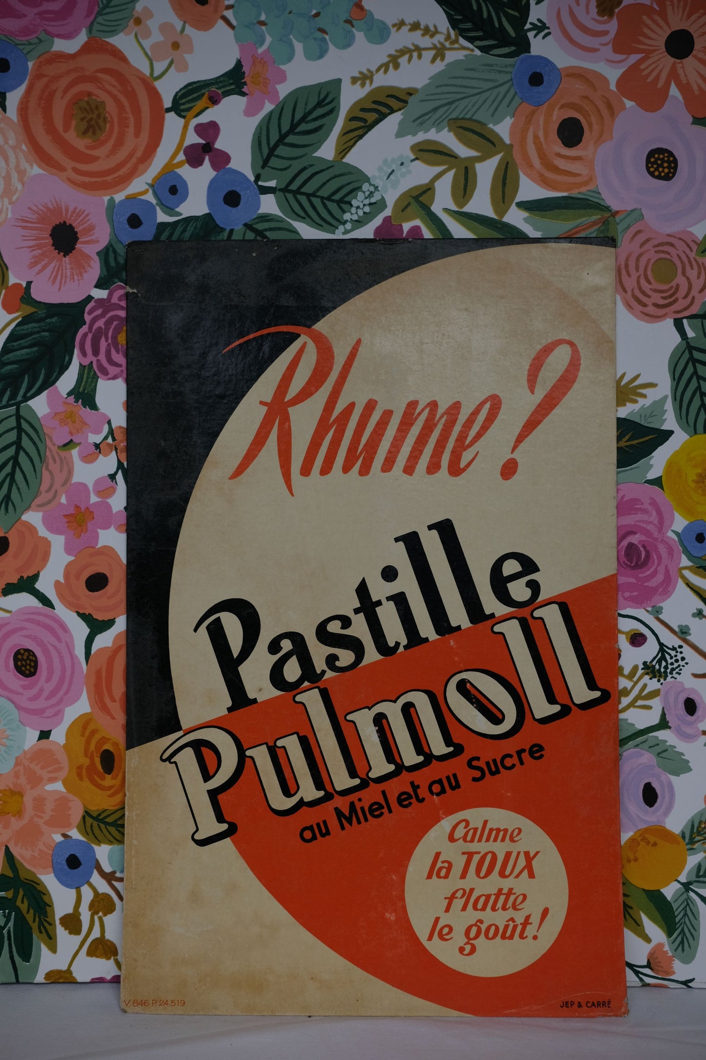 Carton publicitaire Pulmoll