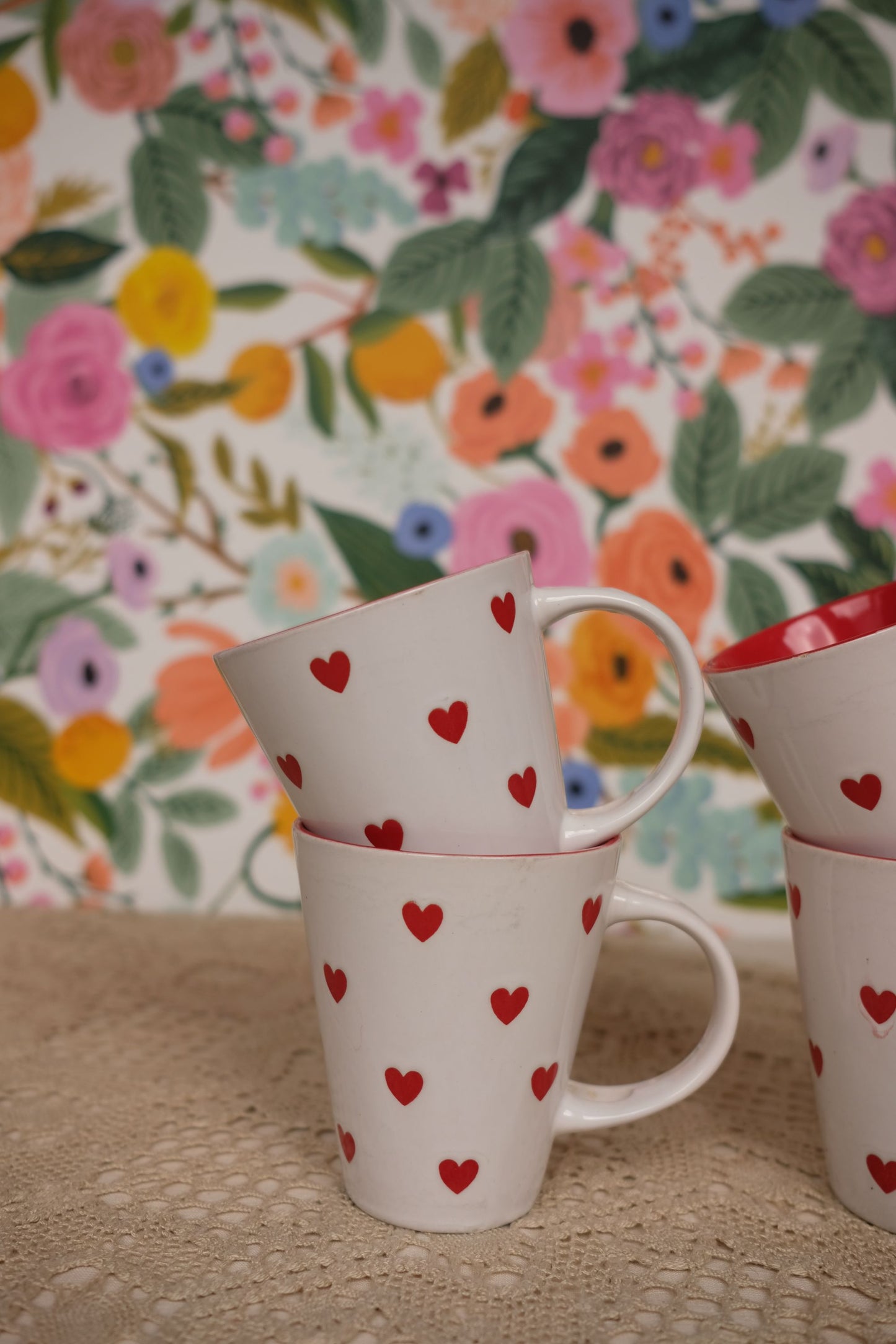 Mugs motifs coeurs