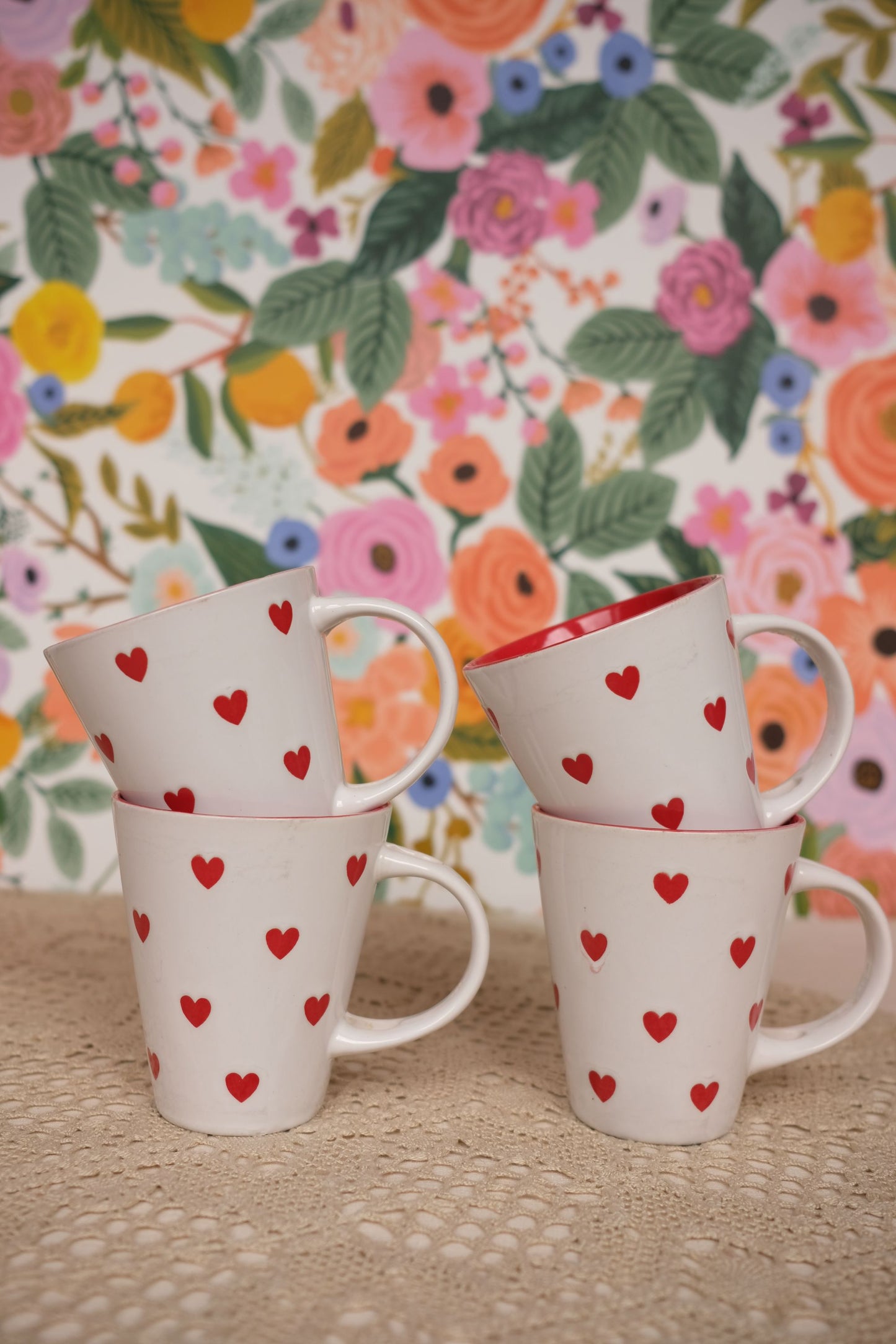 Mugs motifs coeurs