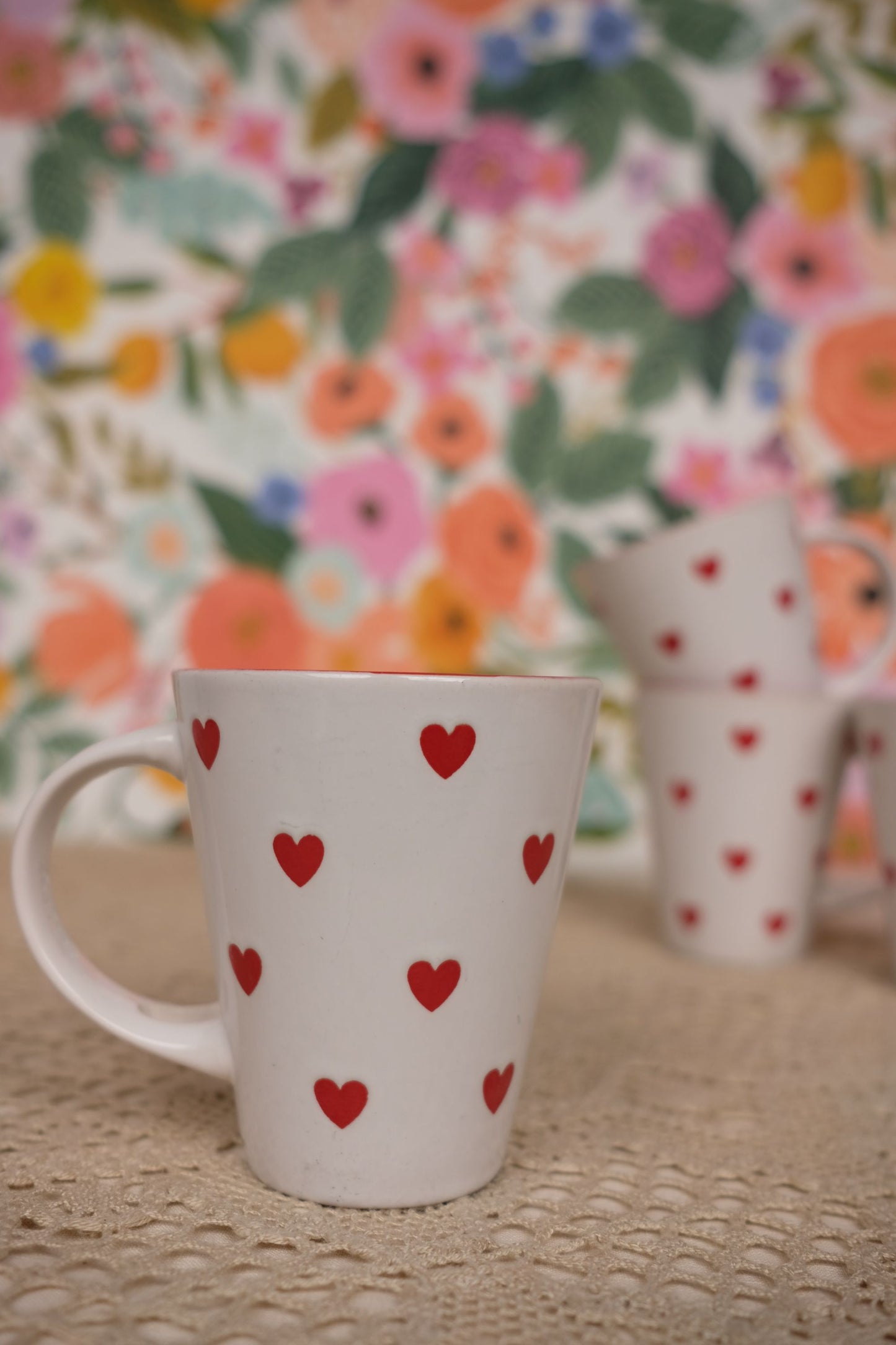 Mugs motifs coeurs