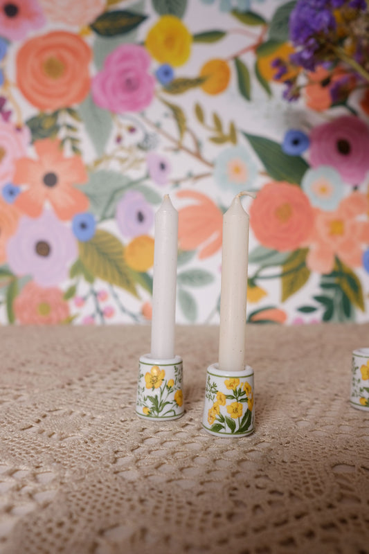 Sélection de mini bougeoirs