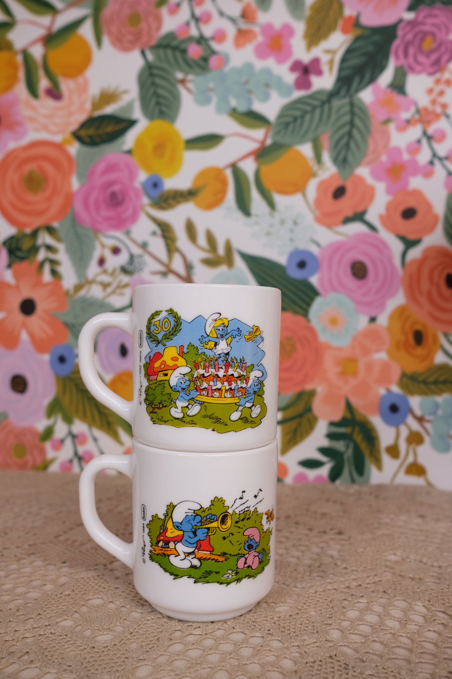 Mugs des Schtroumpfs en arcopal