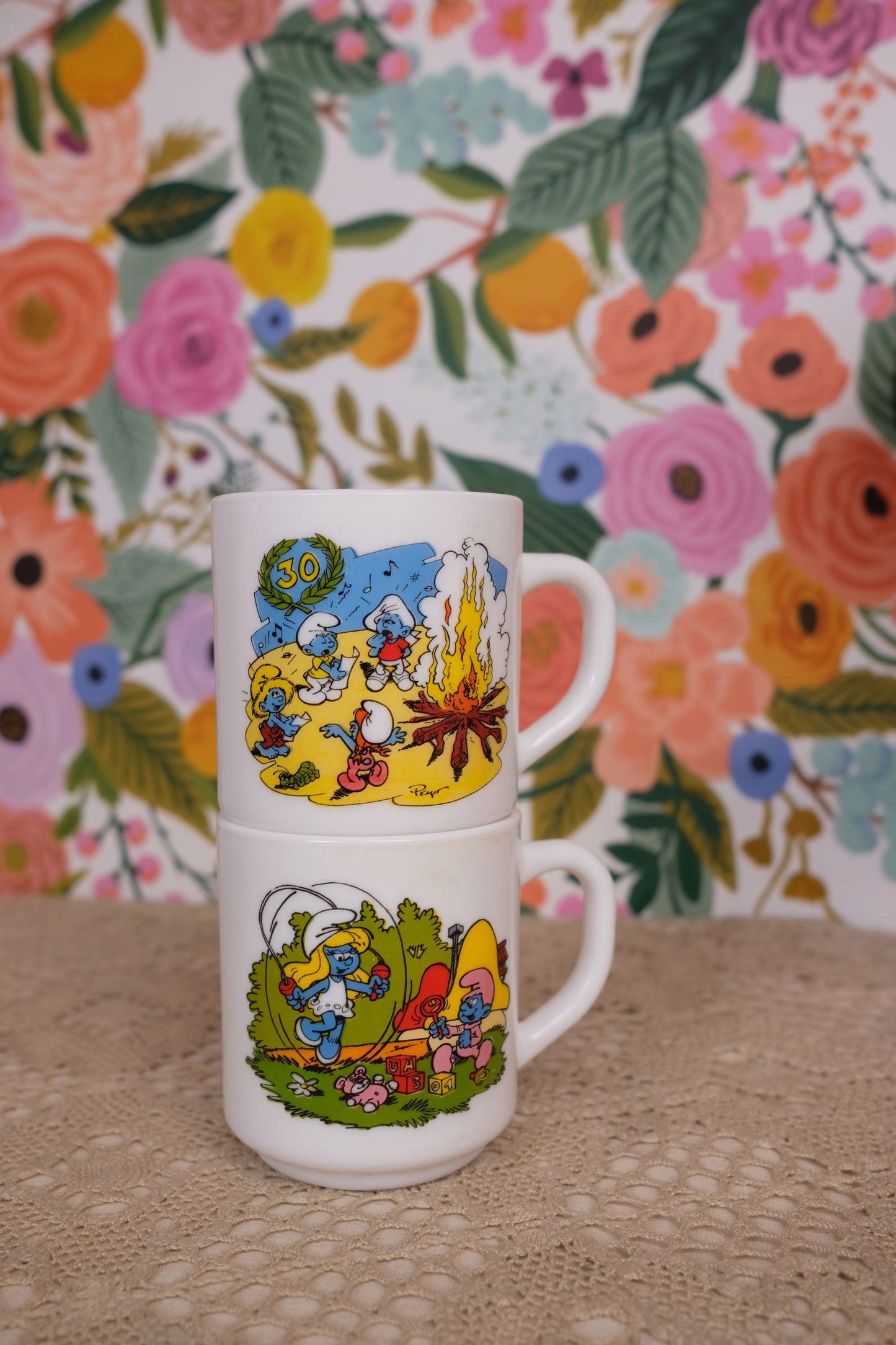 Mugs des Schtroumpfs en arcopal