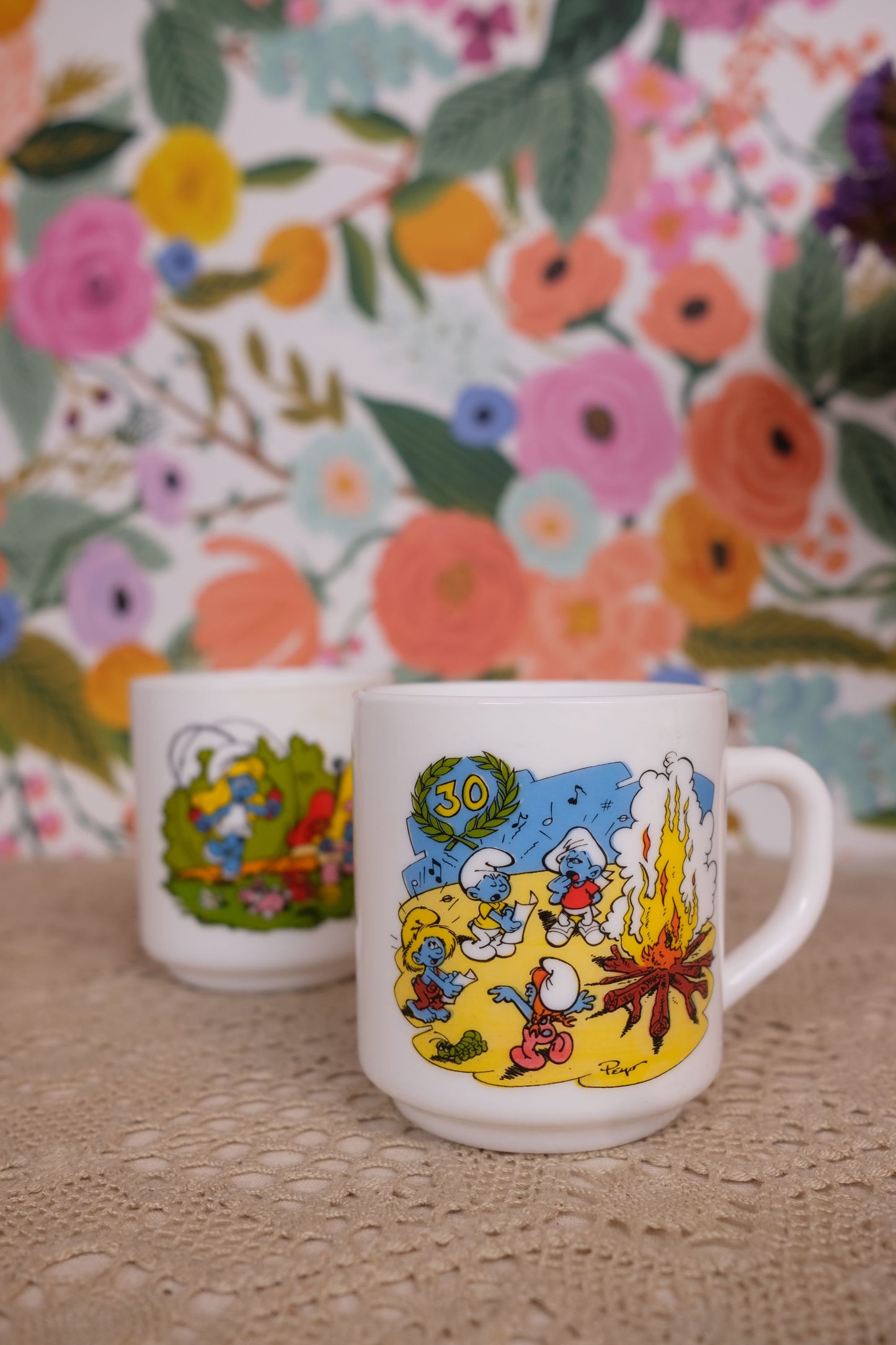 Mugs des Schtroumpfs en arcopal