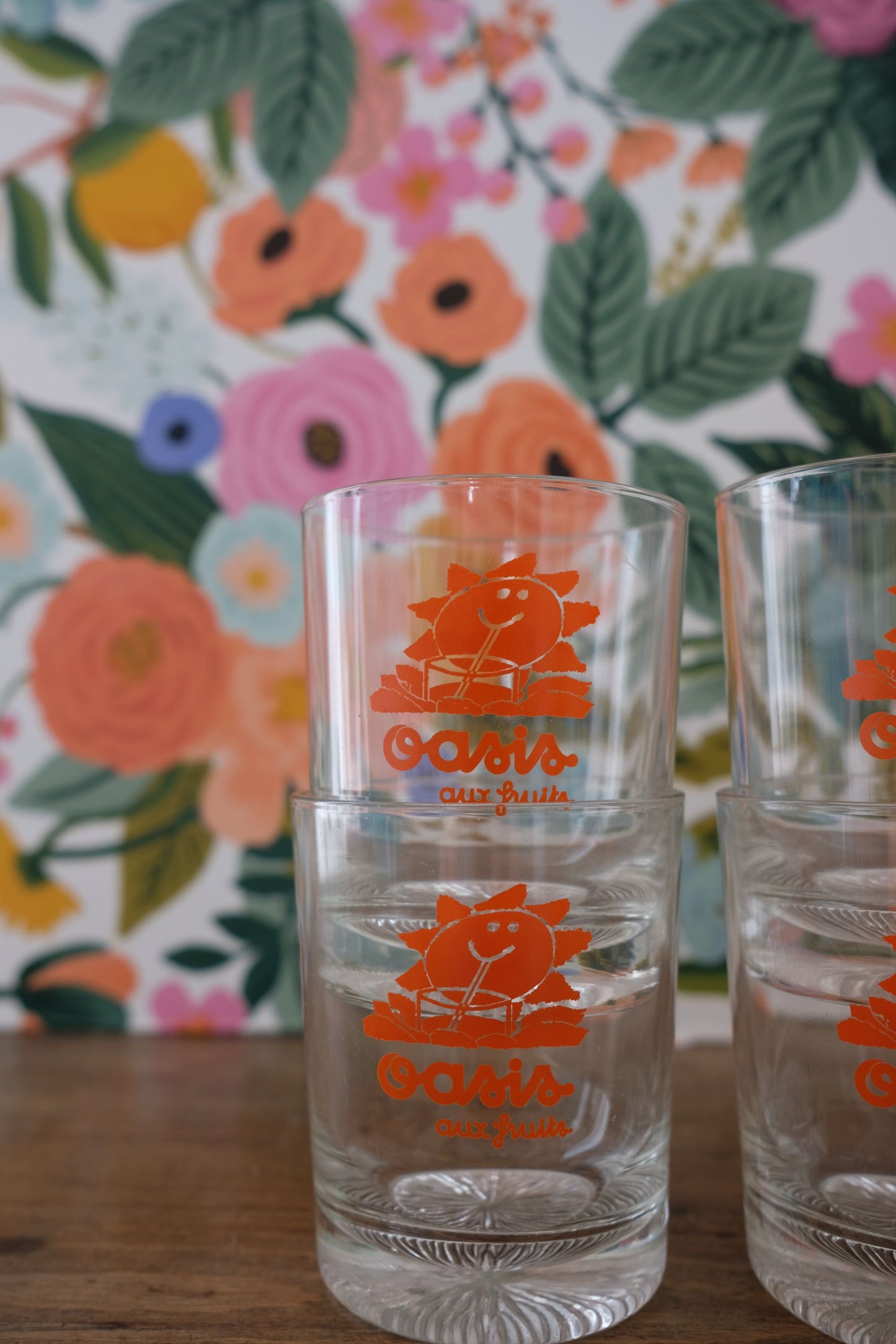 Verres publicitaires Oasis